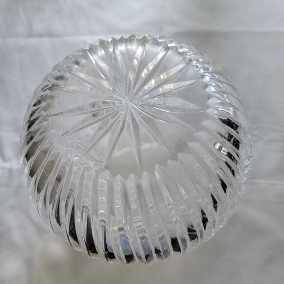 VTG POLONIA CRYSTAL Candle Globes or Rose Bowls- Poland - Picture 4 of 8